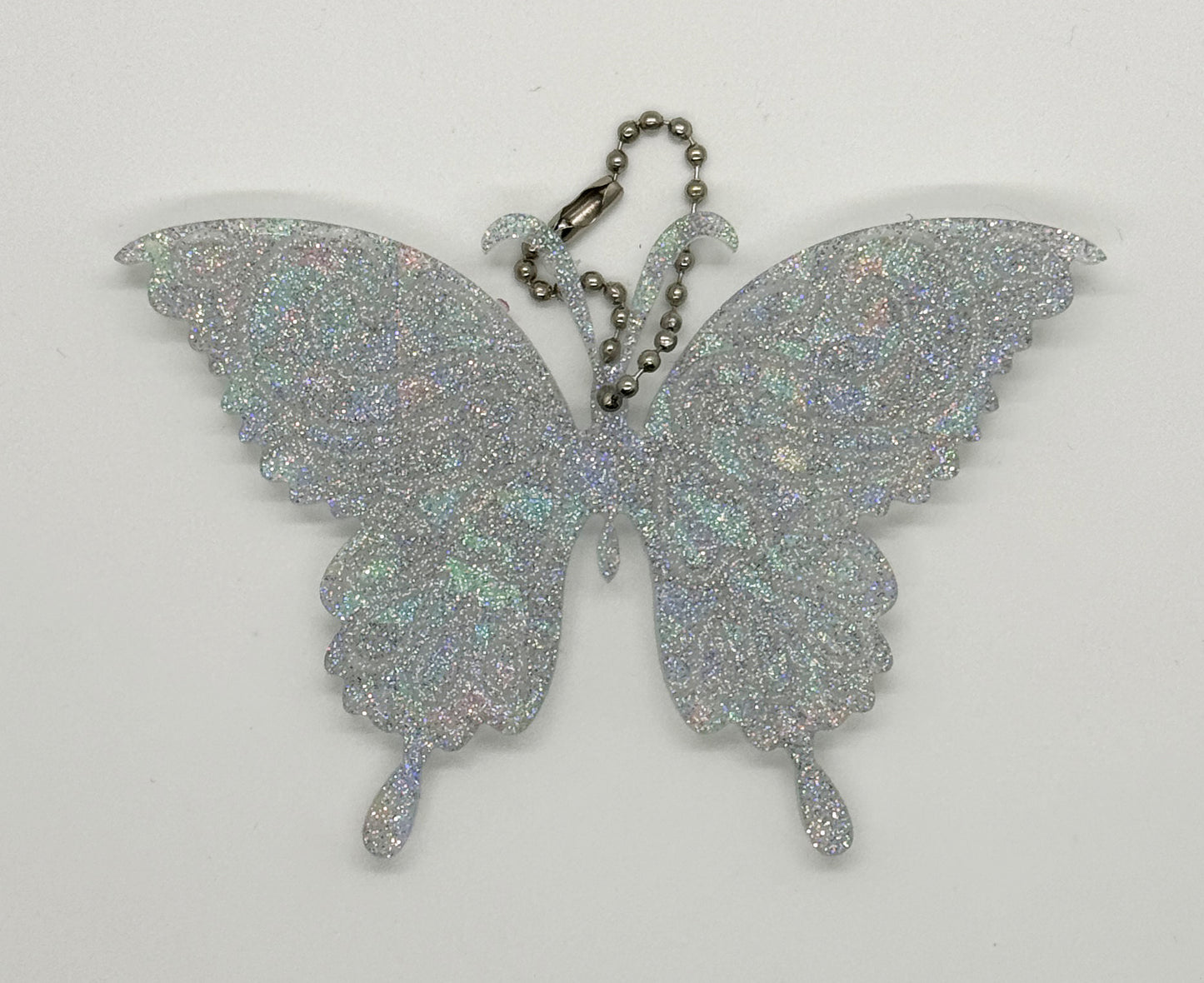 Holographic Butterfly Keychain - Town and Country Creations