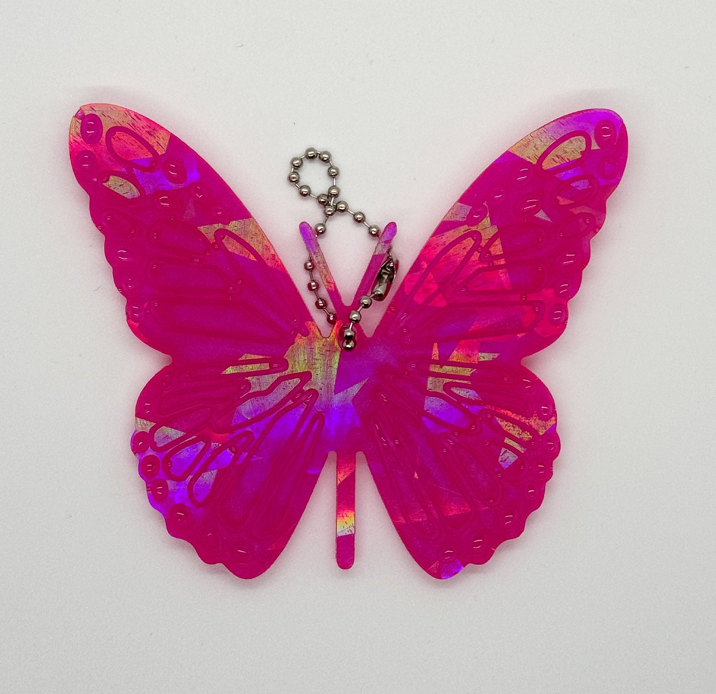 Holographic Butterfly Keychain - Town and Country Creations