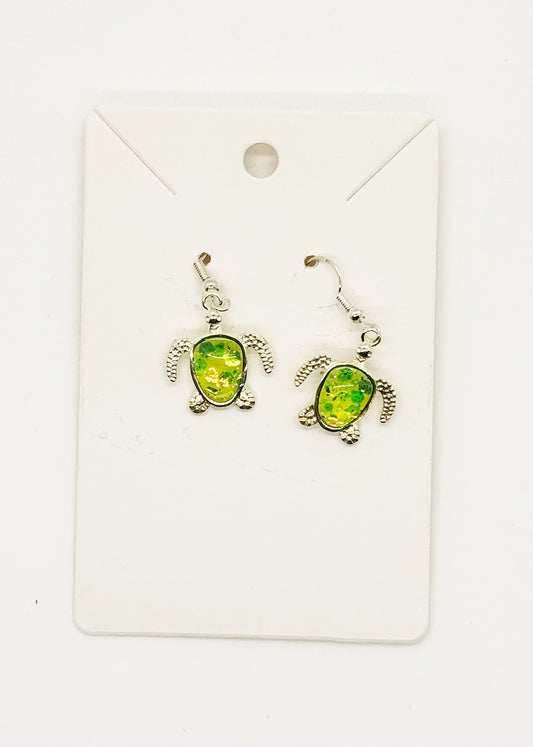 Turtle Earrings - Town and Country Creations