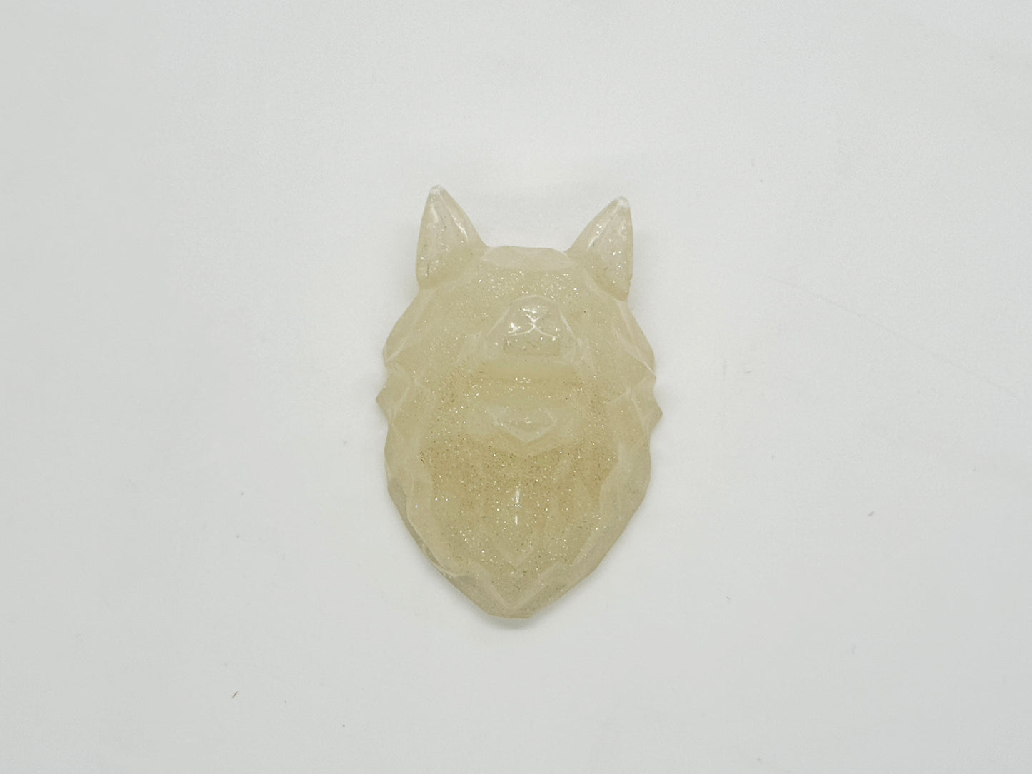 Resin Glow in the Dark Wolf Head - Town and Country Creations