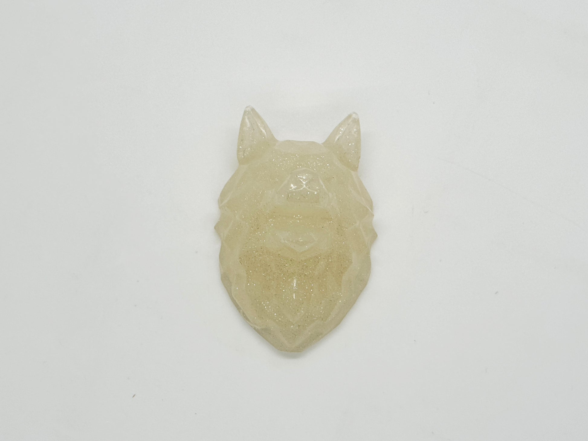 Resin Glow in the Dark Wolf Head - Town and Country Creations